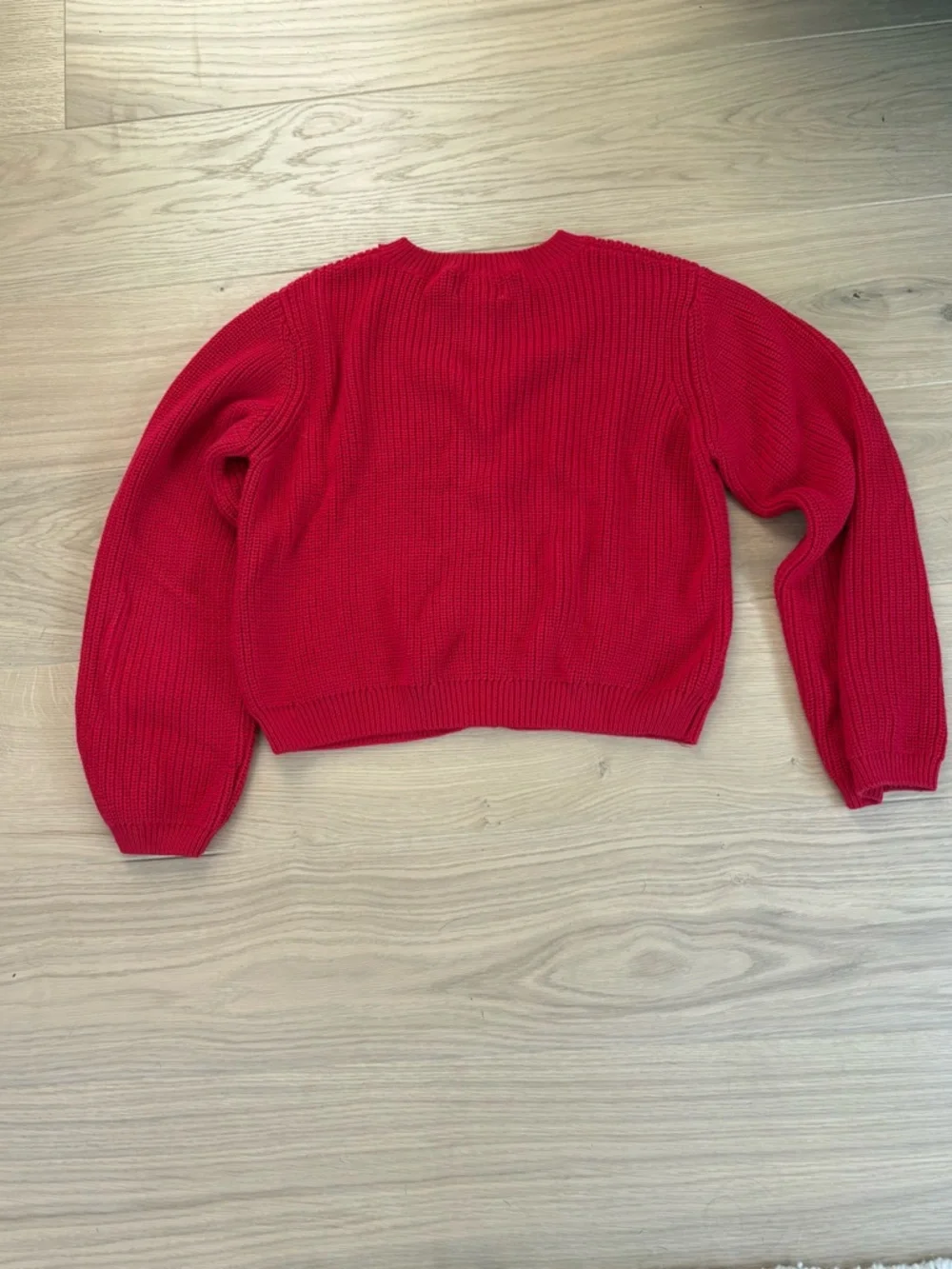 Sonderhaus Red Button-Front Knit Harbor Cardigan - Picture 6 of 6